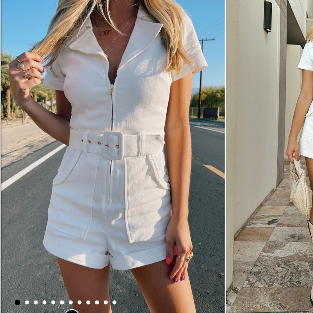 Show Me Your MuMu White Outlaw Romper